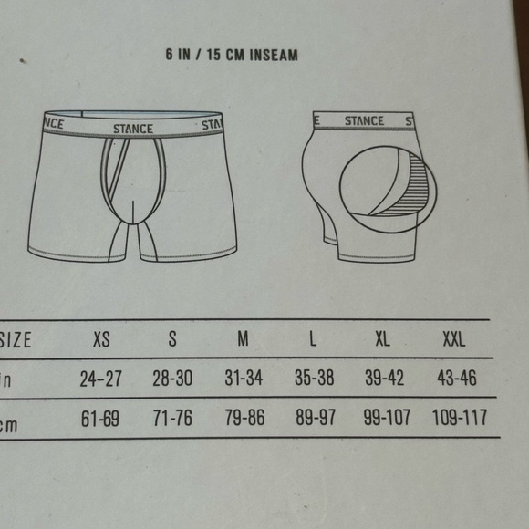 Stance Boxer Briefs - Gray boxer briefs NWT - Picture 4 of 6